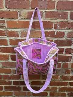 Gulabi Bagh Tote Detail 1